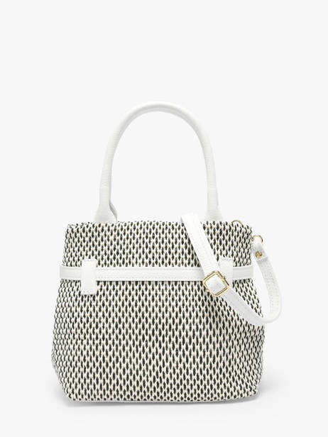 Schoudertas Raphia Milano Wit raphia RA260202 ander zicht 3